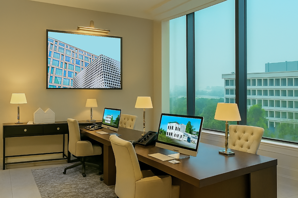 durchstochen-in-einem-maklerbüro